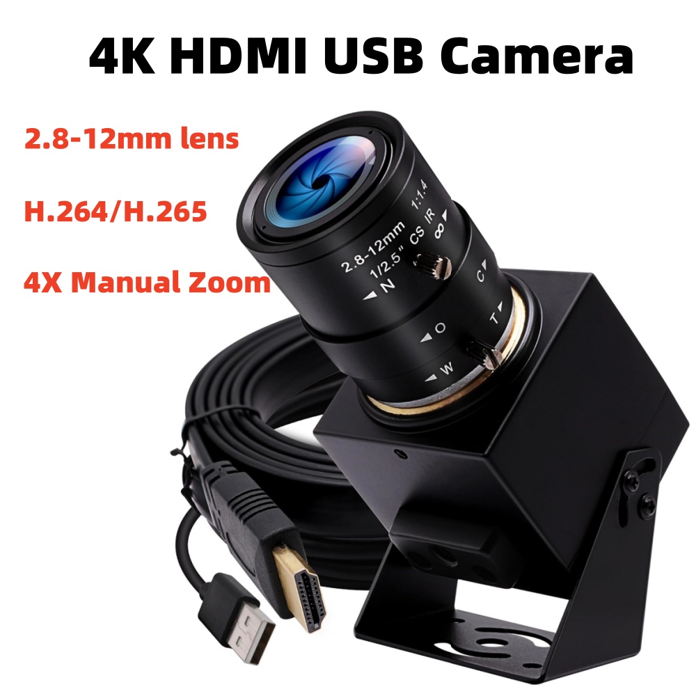 Webcam 4K - ELP 4K 30fps HDMI USB2.0 カメラ
