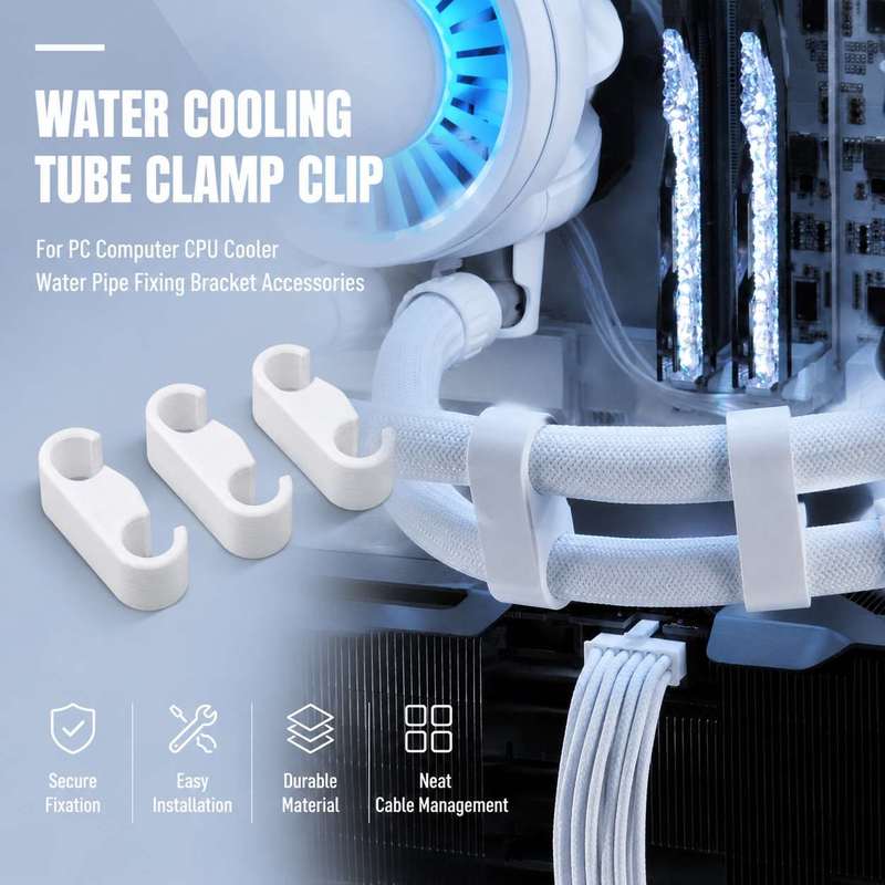 Pc Gaming Liquid Cooling - PC 水冷チューブクランプクリップコンピュータ CPU クーラー水道管固定ブラケットツール供給