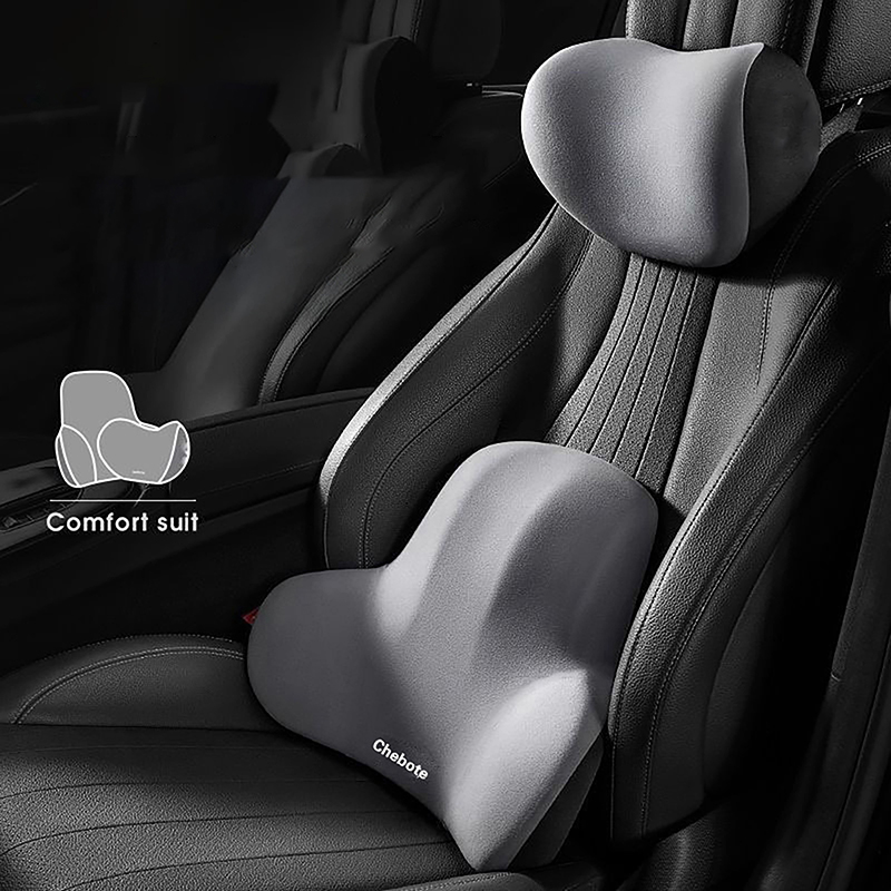 Gaming Chair Lumbar Pillow - 低反発腰椎クッション 腰椎サポート 車 オフィス ゲームチェア用 産後腰サポート