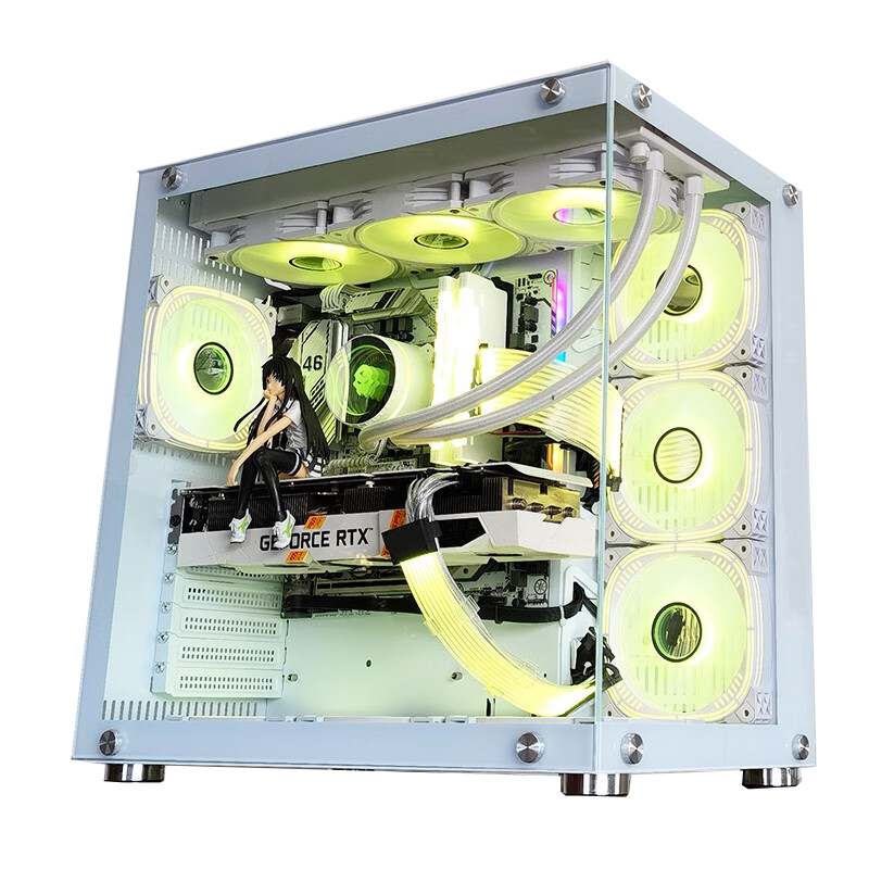Pc Gaming White - 工場/ホワイトコンピューターケース ゲーミングPCキャビネット ATX MATX ITX ミドルタワーPCゲーマーシャーシケース