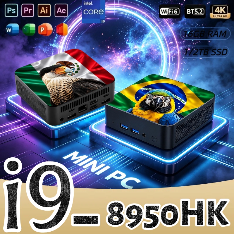Pc Gaming Desktop - ミニPC Core i9-8950HK 16GB RAM 2TB