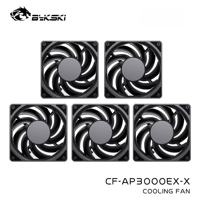 Pc Gaming Liquid Cooling - Bykski-冷却ラジエーターファン,コンピューターケース,ヒートシンクサポート,pwm,CF-AP3000EX-X, CF-RBW3000EX-X, 120mm, 3008rpm