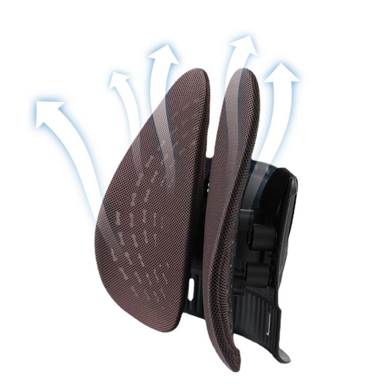 Gaming Chair Lumbar Pillow - RGBバックサポート付きの整形外科用腰部サポート枕,人間工学に基づいた,ゲーミングチェア用の背もたれ,リクライニングチェア