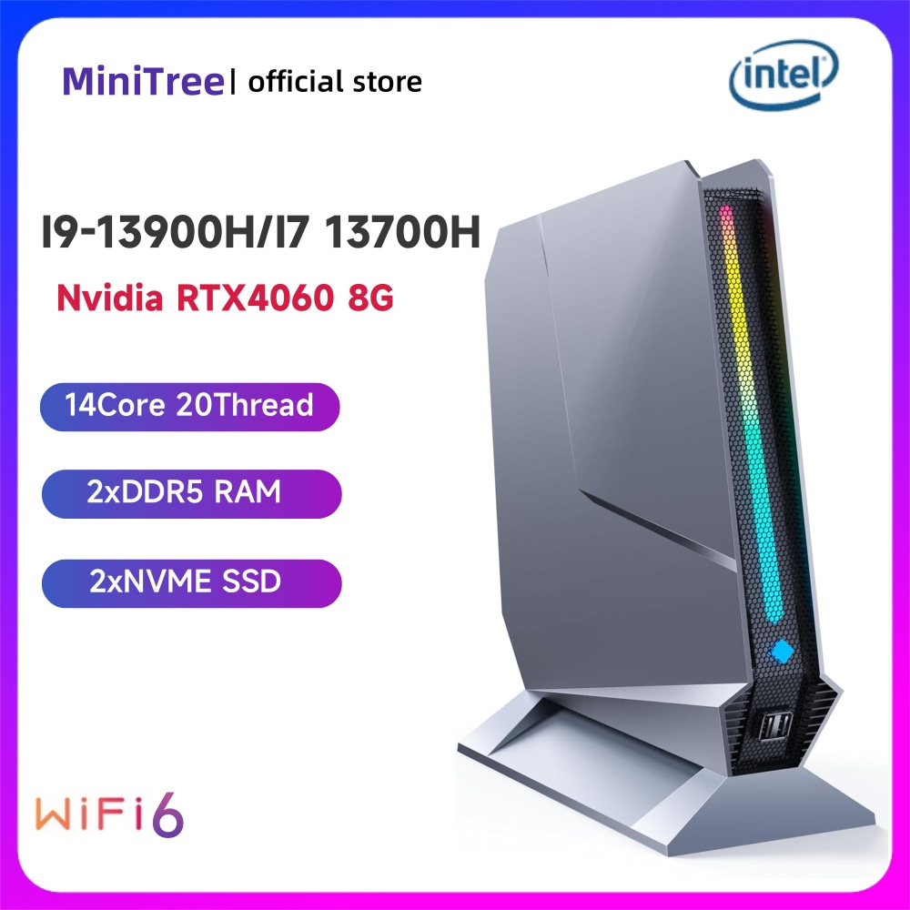 Intel Cpu Core I9 - デスクトップミニゲーミングコンピューター Core i9-13900H Nvidia RTX4060 8G