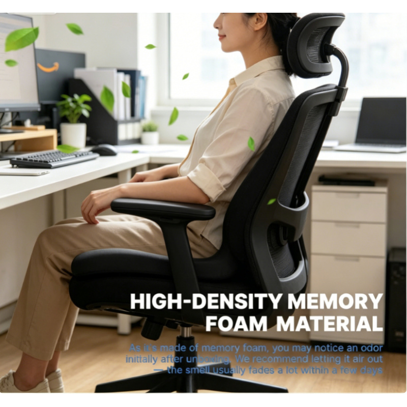 Gaming Chair Lumbar Pillow - 人間工学に基づいた低反発シートクッション腰椎サポートパッド尾骨坐骨神経痛を軽減オフィスチェアカーシート日常使用用
