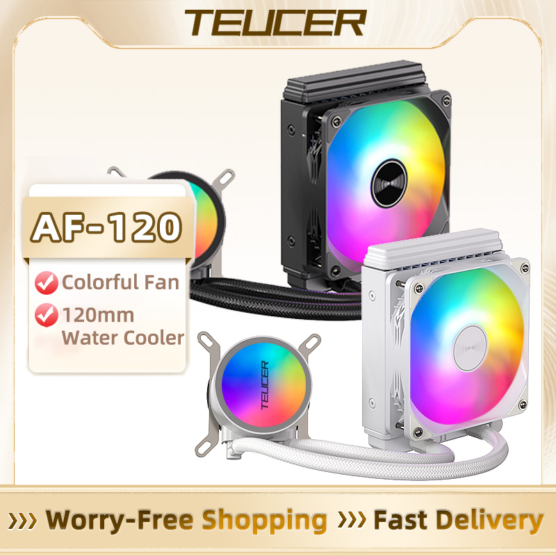 Pc Gaming Liquid Cooling - TEUCER AF-120 水クーラー 12 センチメートル RGB