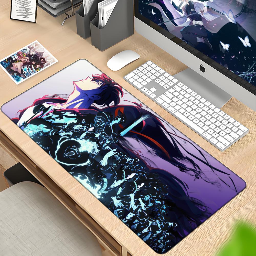 Pc Gaming Nzxt - アニメソロレベリングマウスパッド HD 印刷コンピュータゲーマーロッキングエッジノンスリップマウスパッド XXL90x40cm キーボード PC