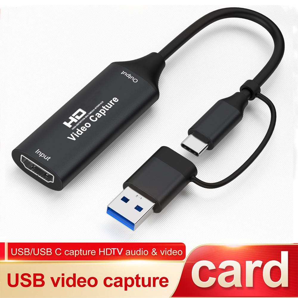 Pc Gaming Games - 4K HDMI対応 USBビデオキャプチャカード 1080P HDビデオグラバー ライブストリーミングボックス