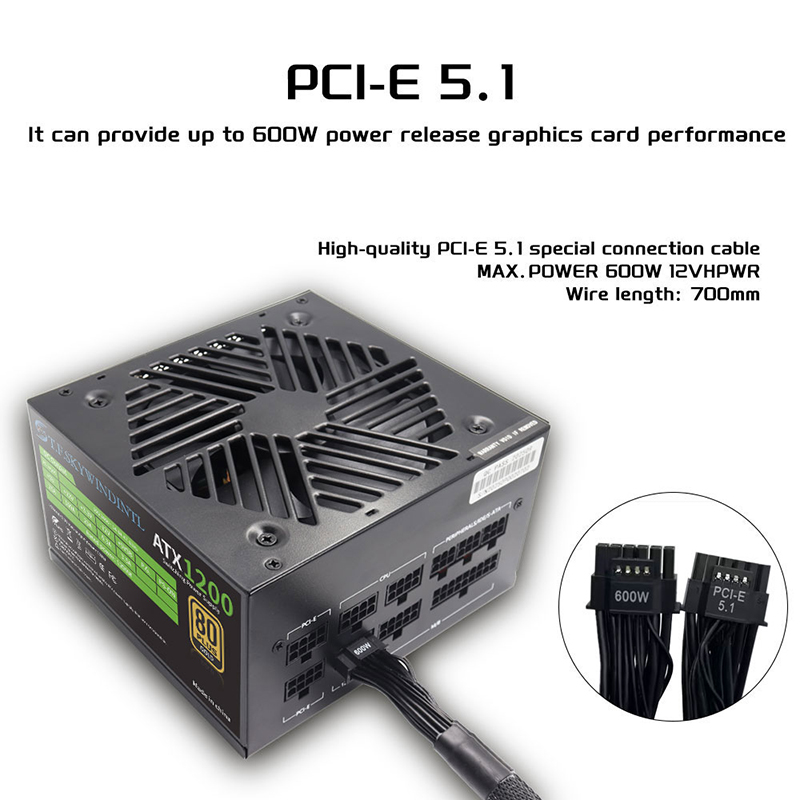 PCIE 5.0 1200 ワット PC 電源フルモジュラー - Pc Gaming Gta 6 のレビューと価格