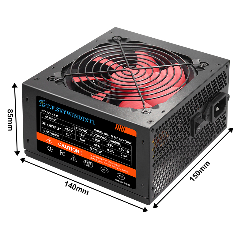ATX 750W ゴールド認証PSU 750w コンピュータ - Pc Unit For Gaming のレビューと価格