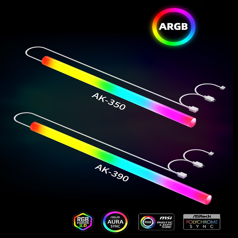 フレキシブル5V ARGB LEDネオンチューブライトストリ - Pc Gaming Youtube のレビューと価格