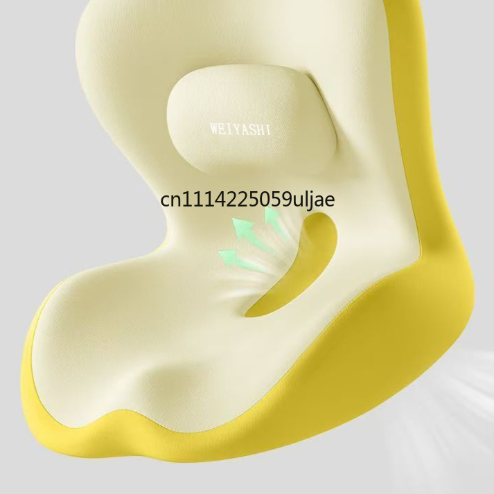 人間工学に基づいた腰サポートシートクッション、通気性のある背 - Gaming Chair Lumbar Pillow のレビューと価格
