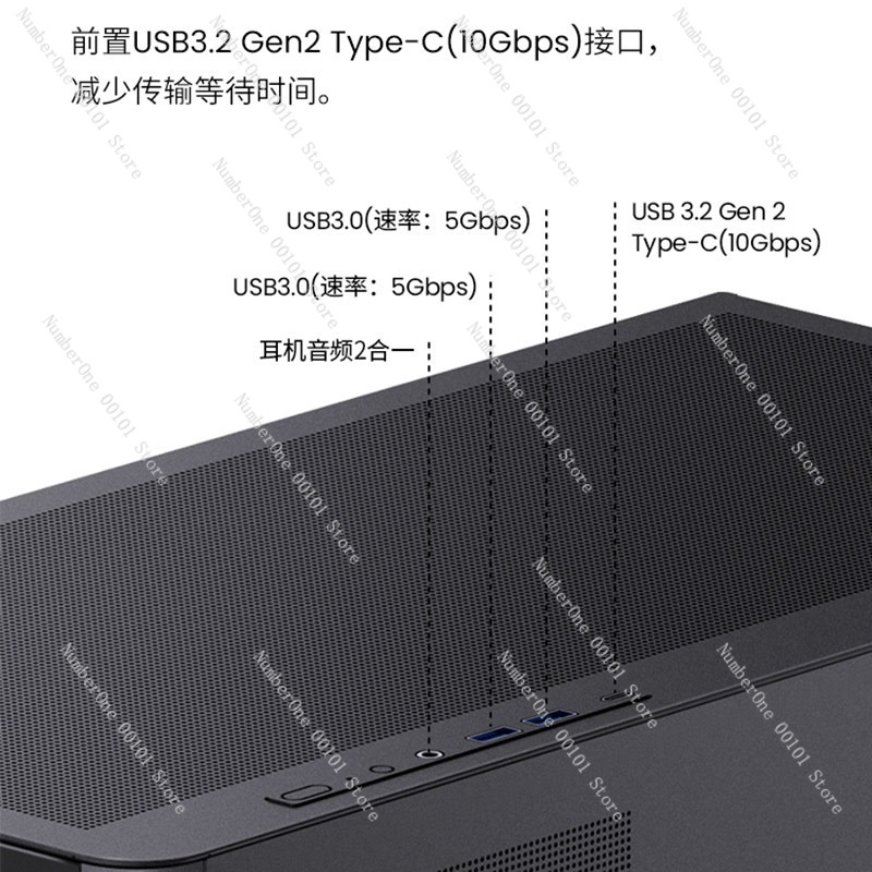 海景パノラマMATXゲーミングPCケース 曲面強化ガラス フ - Pc Gaming Liquid Cooling のレビューと価格
