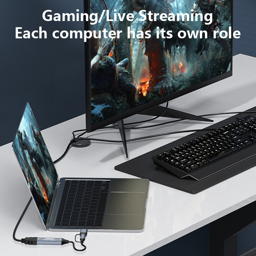 4K 2in1 USB 2.0 ビデオキャプチャカード US - Pc Gaming Games のレビューと価格