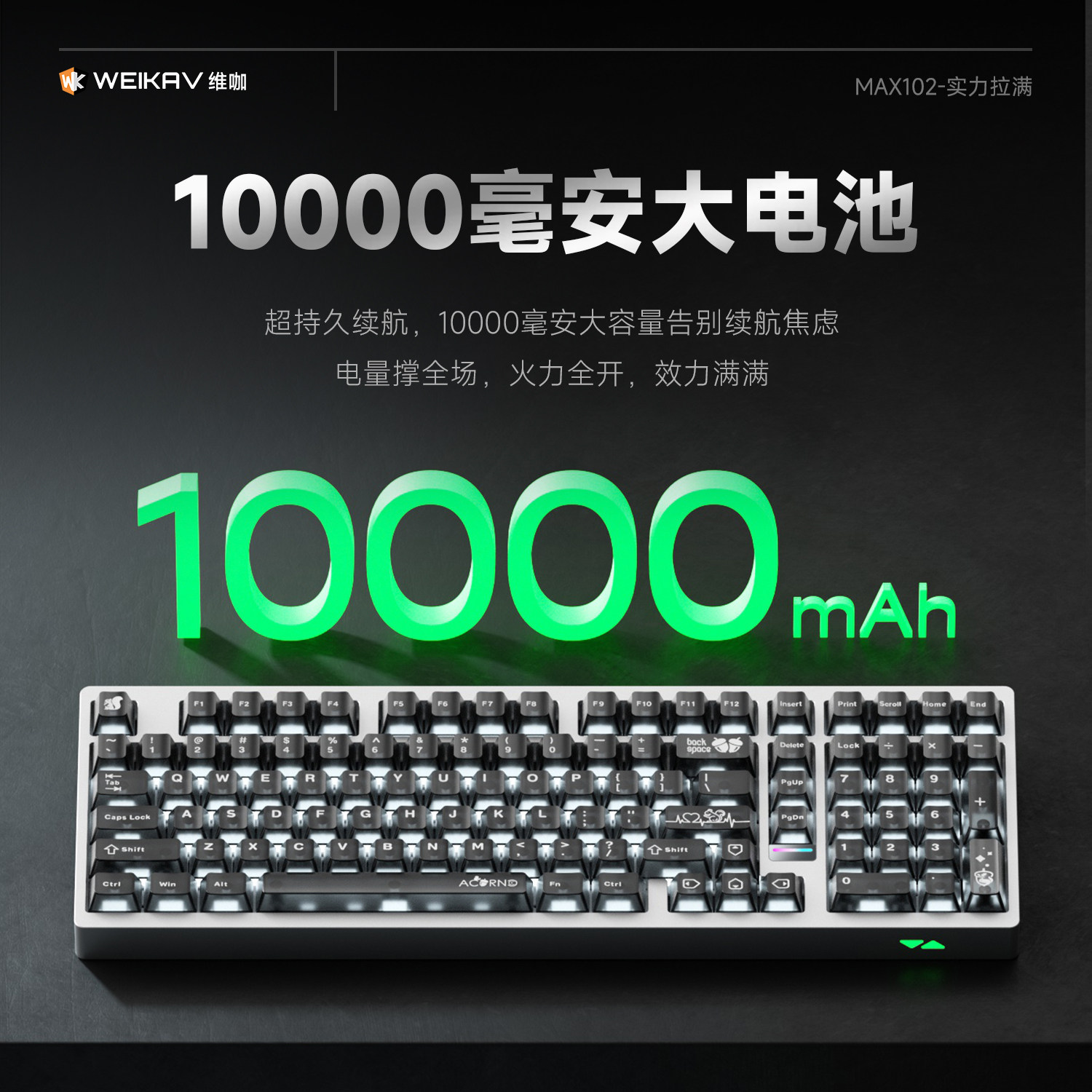 Weika Max102 アルミケースワイヤレスメカニカルキ - Pc Gaming Desk のレビューと価格