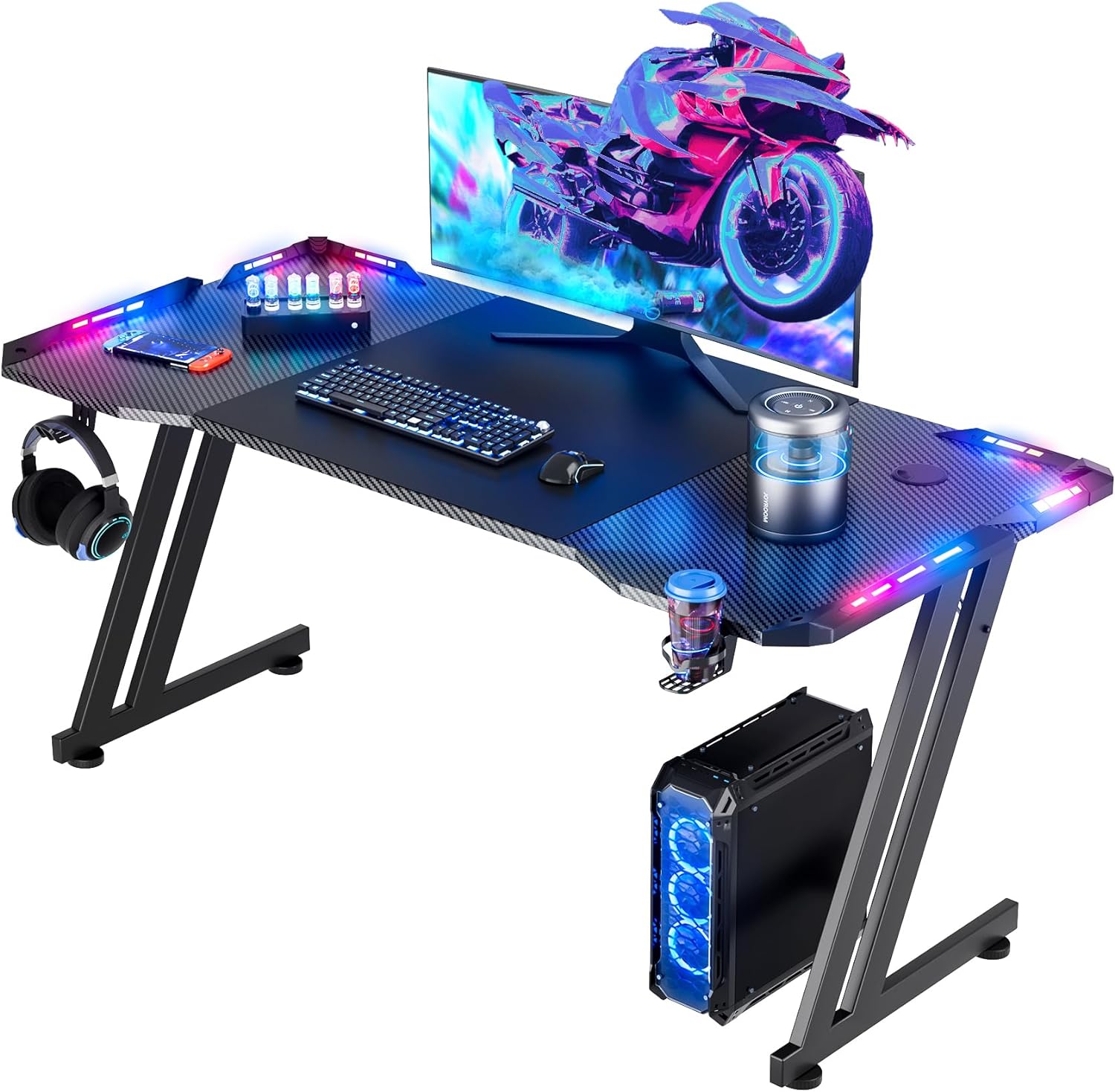 47インチ/55インチ/63インチ ゲーミングデスク LED - Pc Gaming Nzxt のレビューと価格