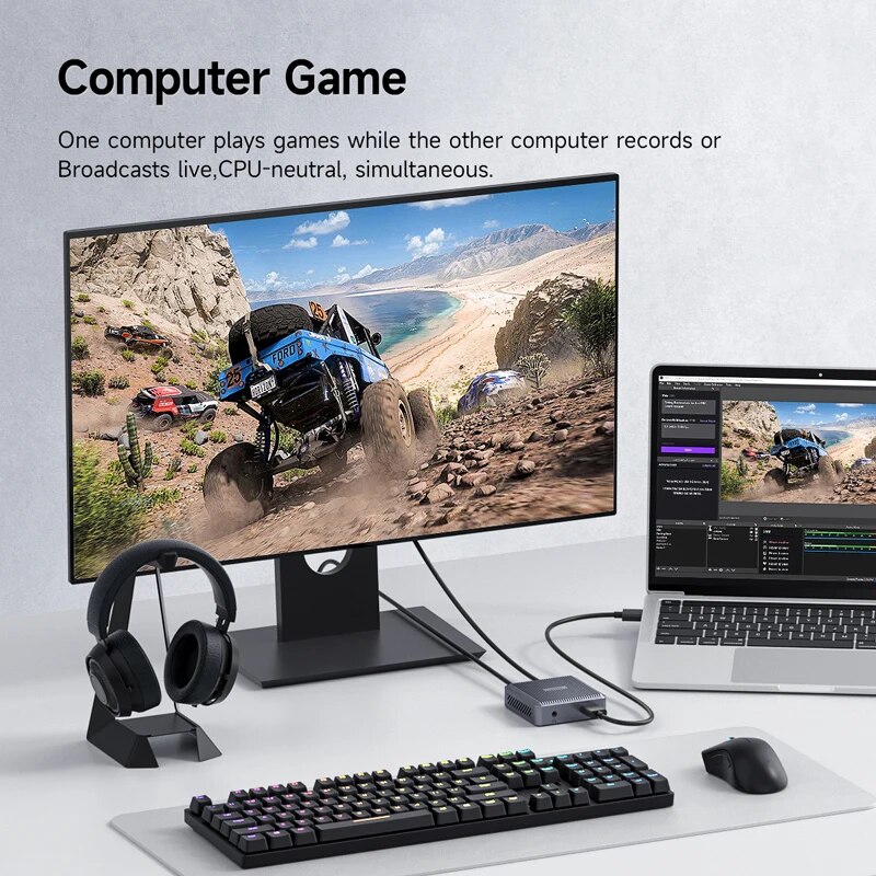 Hagibis-hdmi互換のビデオキャプチャカード、ループ - Pc Gaming Games のレビューと価格