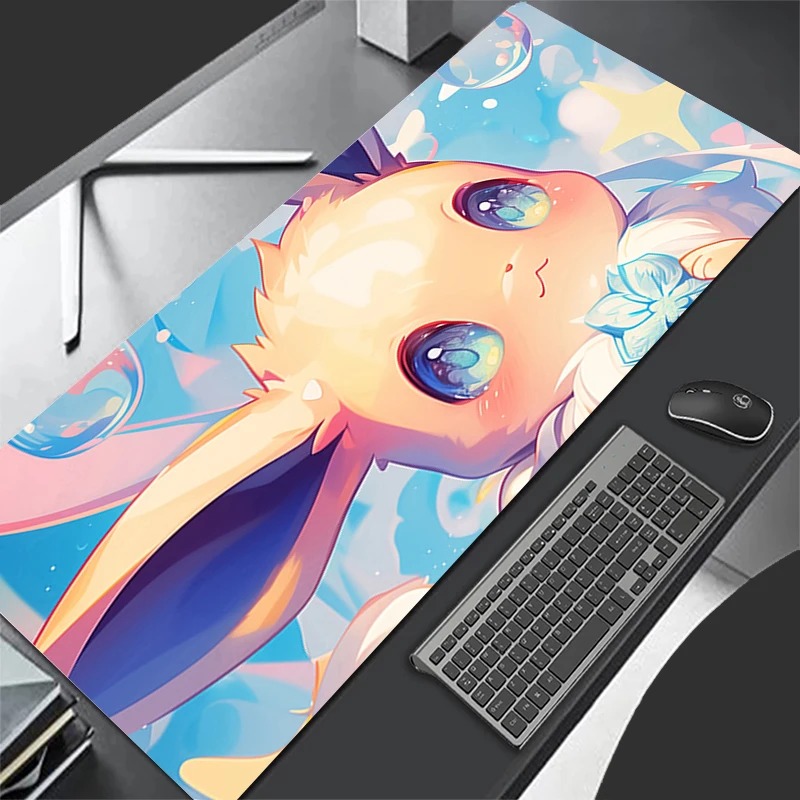 P-ポケモン イーブイ アニメ ゲーミングマウスパッド、拡張 - Pc Gaming Aesthetic のレビューと価格