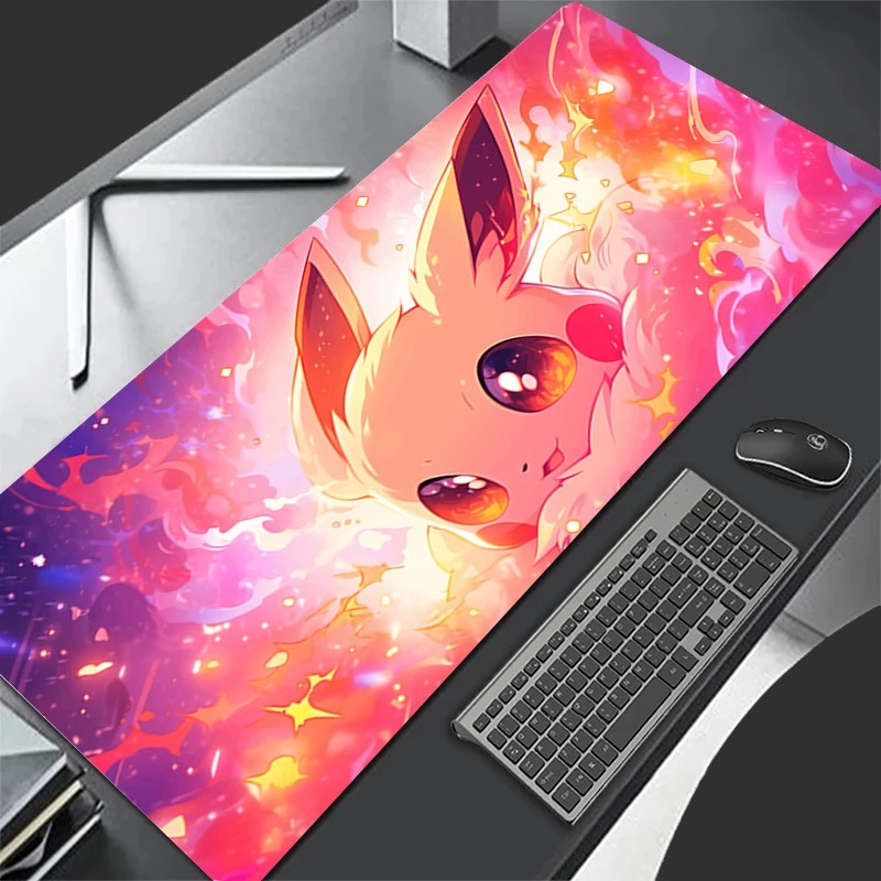 P-ポケモン イーブイ アニメ ゲーミングマウスパッド、拡張 - Pc Gaming Aesthetic のレビューと価格