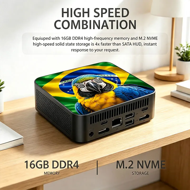 ニューメキシコ ブラジル国旗 ミニPC インテルコア N95 - Pc Gaming Desktop のレビューと価格