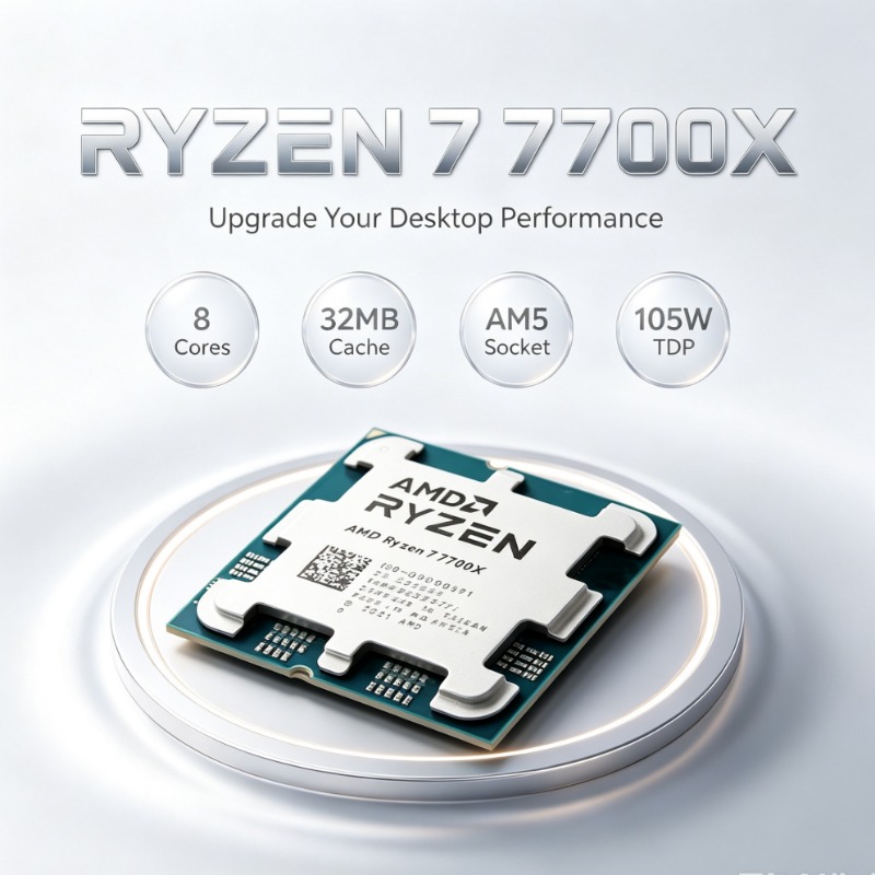 高性能ゲーミングプロセッサ AMD 7700X (クーラーな - Pc Gaming Games のレビューと価格