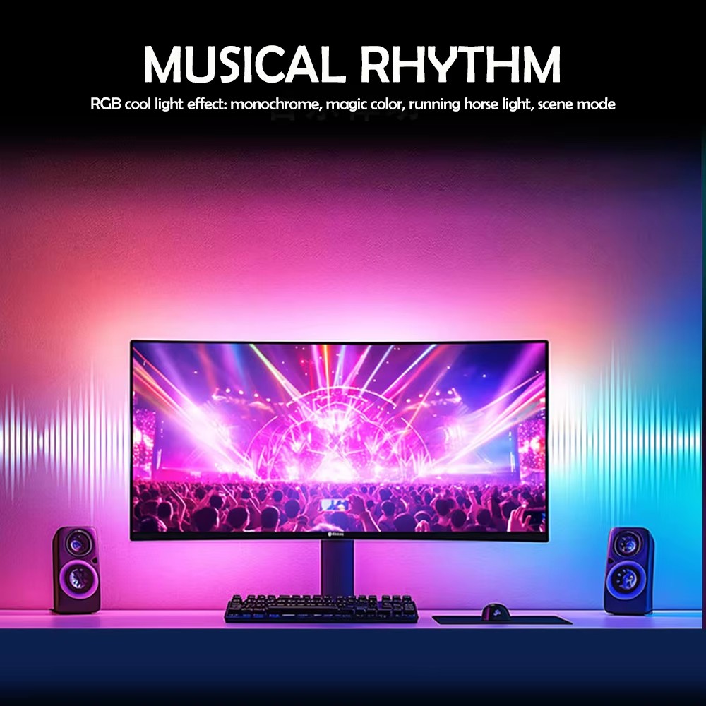 RGB ゲーミングライト ストリップ モニター バックライト - Pc Gaming Games のレビューと価格