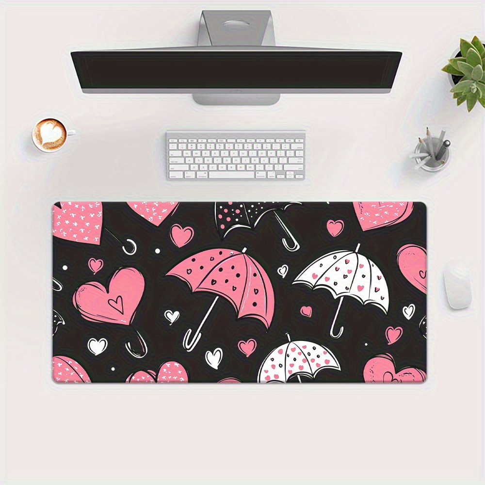 ラブアンブレラ ハート柄 XXL 拡張マウスパッド 耐久性の - Pc Gaming Umbrella のレビューと価格