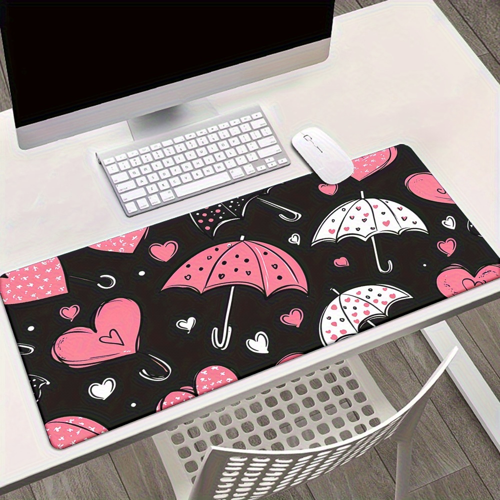 ラブアンブレラ ハート柄 XXL 拡張マウスパッド 耐久性の - Pc Gaming Umbrella のレビューと価格