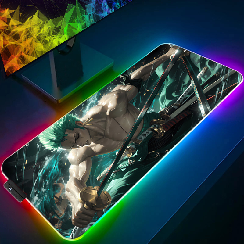 ワンピースゾロマウスパッド RGB ゲームアクセサリー Ga - Pc Gaming Aesthetic のレビューと価格