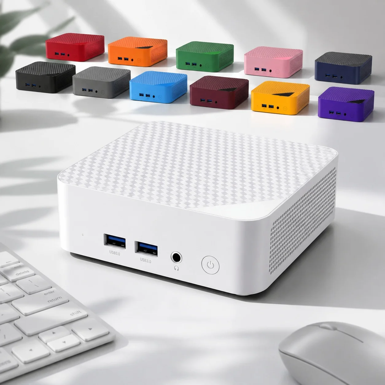 グレーのポータブルミニPC、Intel Celeron N1 - Pc Gaming Editing のレビューと価格
