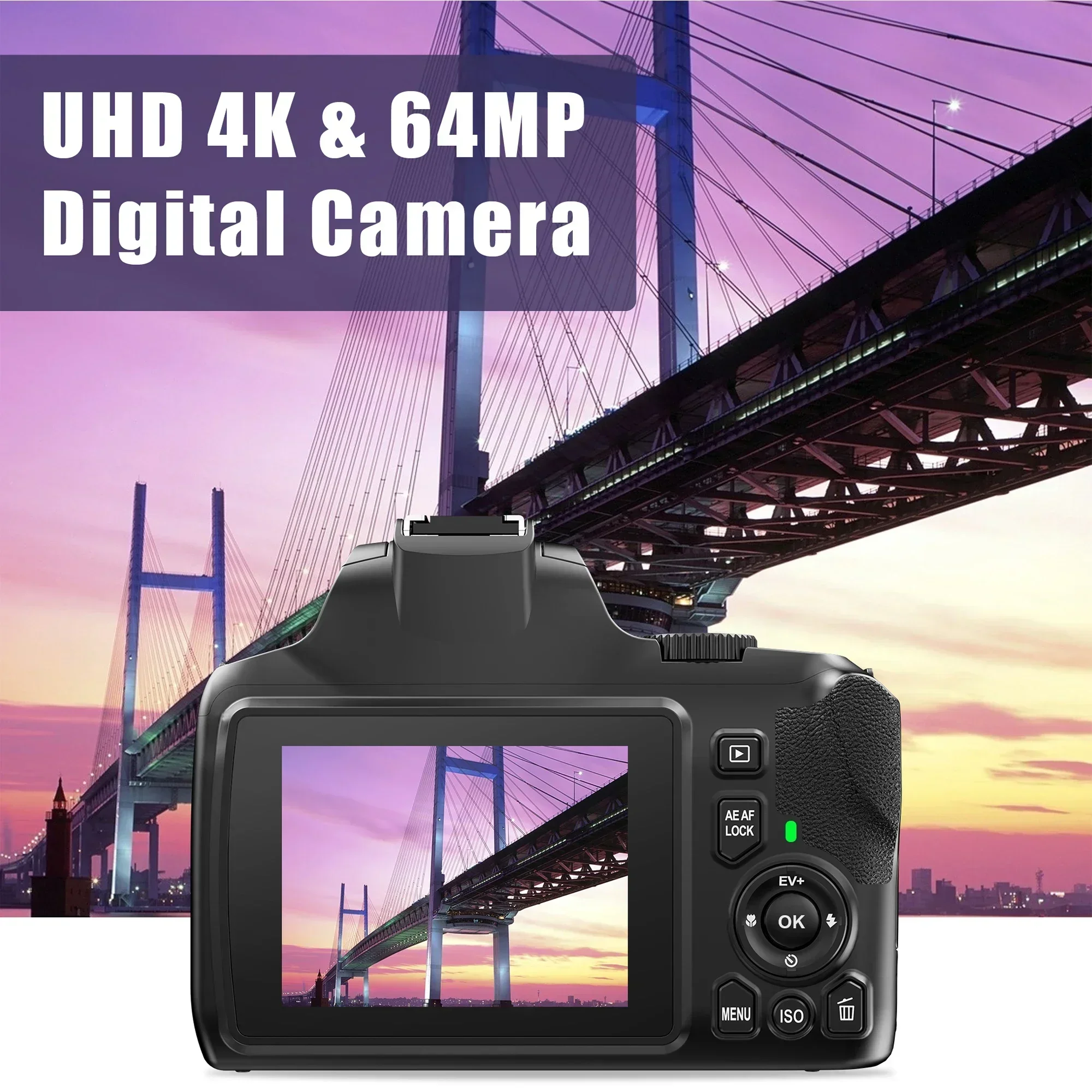 写真用 4K デジタルカメラ 10X 光学ズーム Vlog  - Webcam 4K のレビューと価格