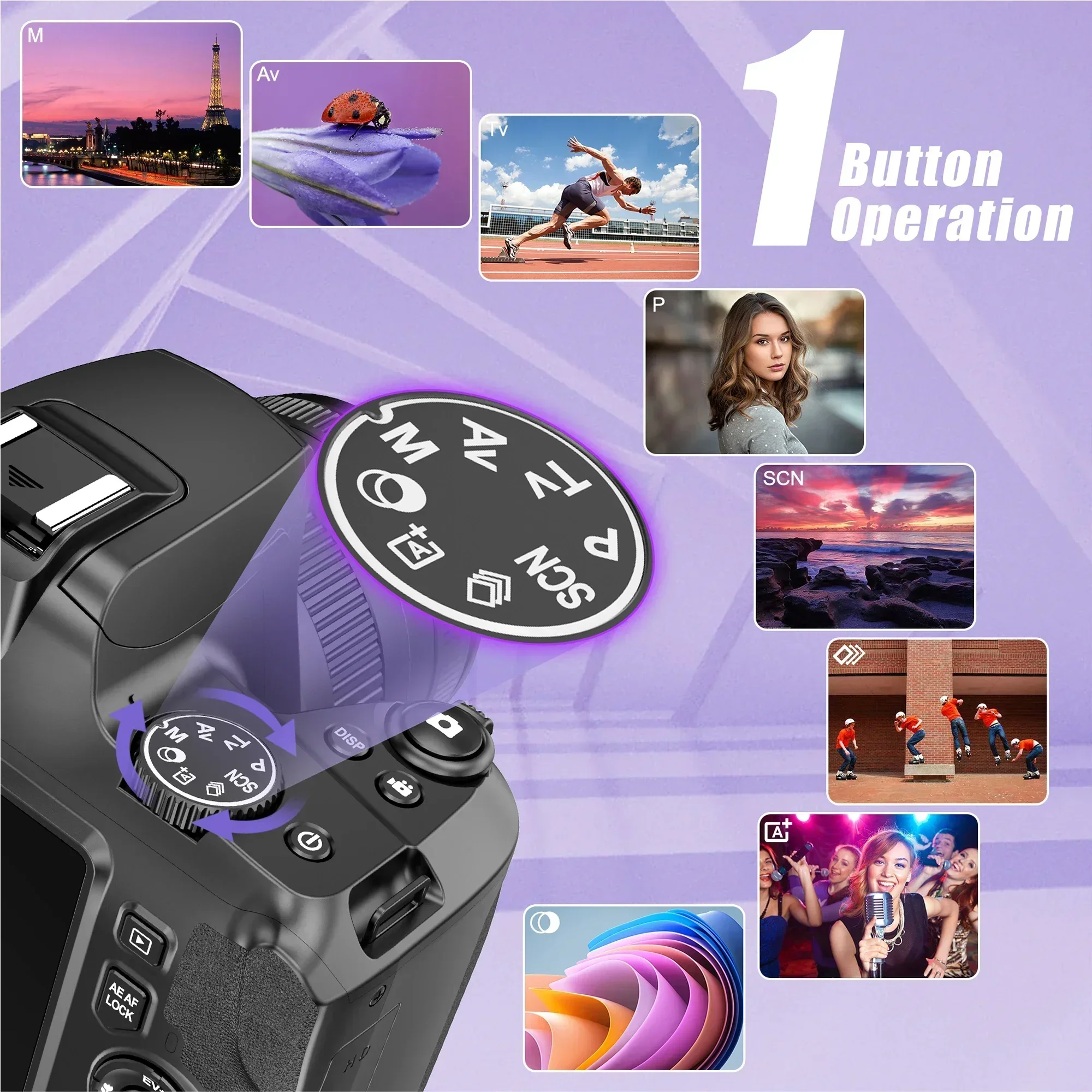 写真用 4K デジタルカメラ 10X 光学ズーム Vlog  - Webcam 4K のレビューと価格