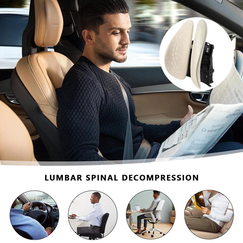 RGBバックサポート付きの整形外科用腰部サポート枕,人間工学 - Gaming Chair Lumbar Pillow のレビューと価格