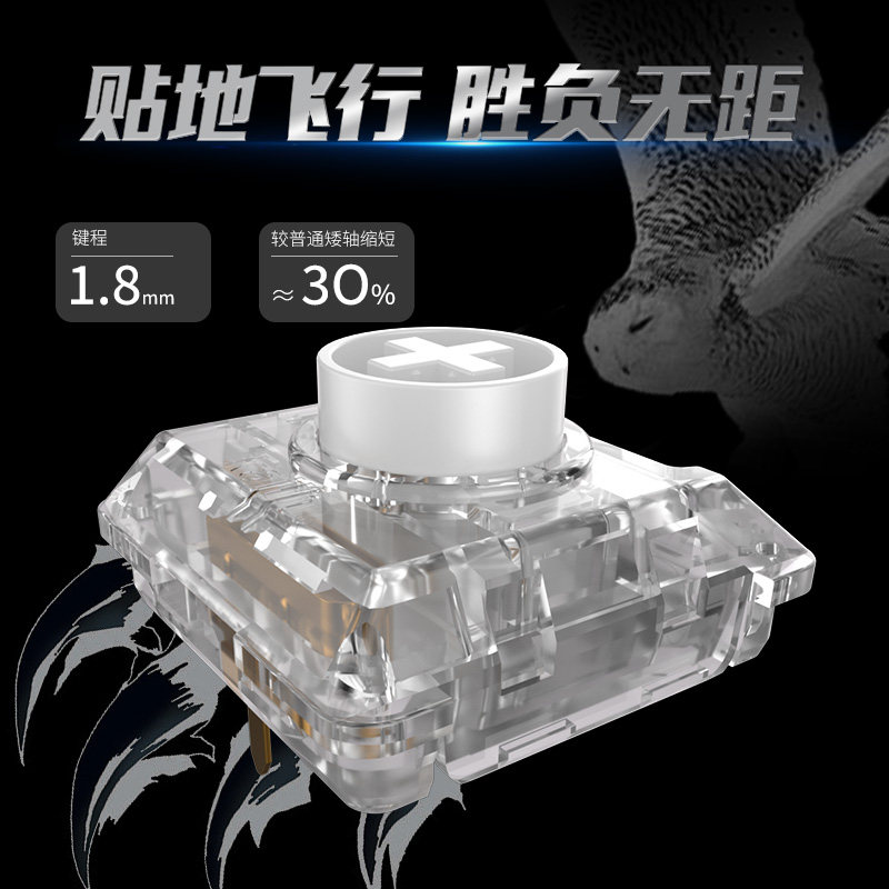 Kailh Choc ホワイトオウルスイッチ ミニロープロフ - Pc Gaming White のレビューと価格