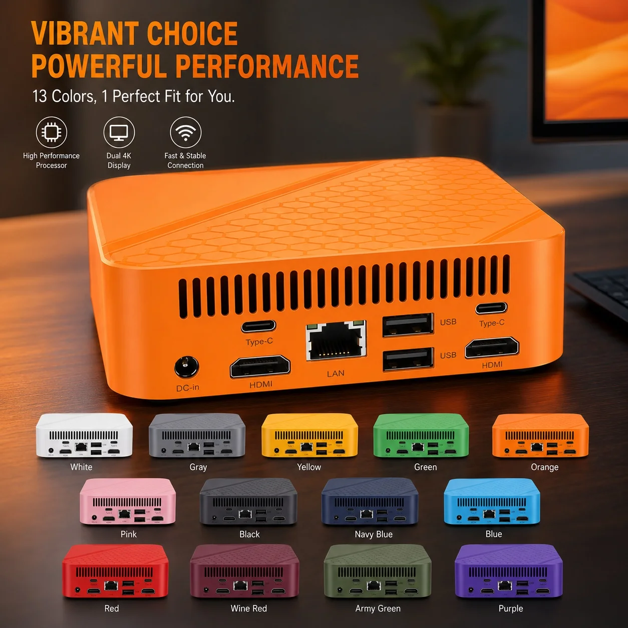 カラフルなミニPC インテルセレロンN150 Win11 1 - Pc Gaming Editing のレビューと価格