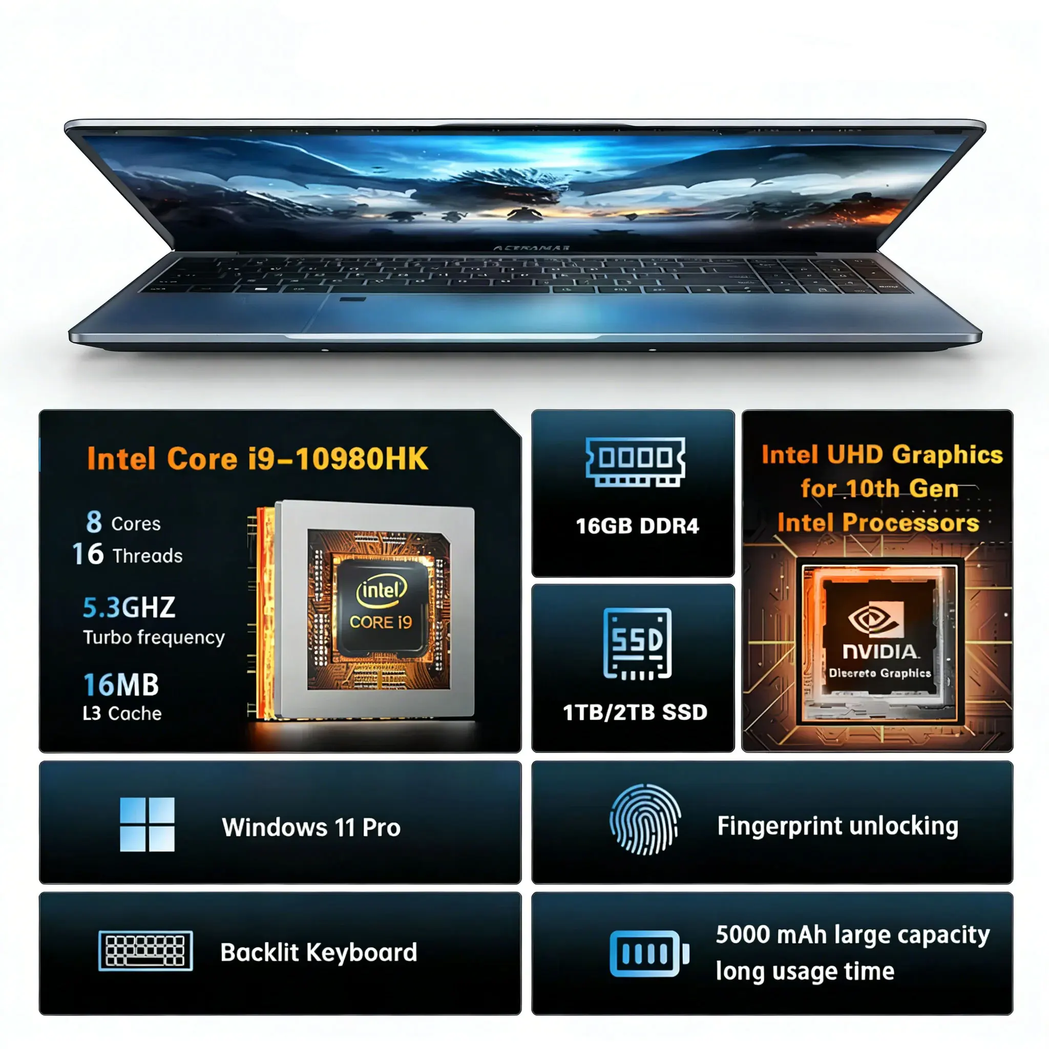 ポータブル15.6インチゲーミングノートパソコン Intel - Pc Gaming Aesthetic のレビューと価格