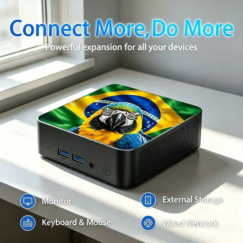 2026年メキシコ＆ブラジル国旗をテーマにしたミニPC Co - Pc Unit For Gaming のレビューと価格