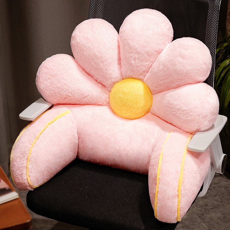 デイジー背もたれ読書枕 5 色花腰サポートクッション快適なソ - Gaming Chair Lumbar Pillow のレビューと価格