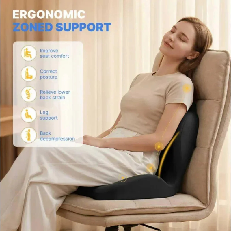 人間工学に基づいた低反発シートクッション腰椎サポートパッド尾 - Gaming Chair Lumbar Pillow のレビューと価格