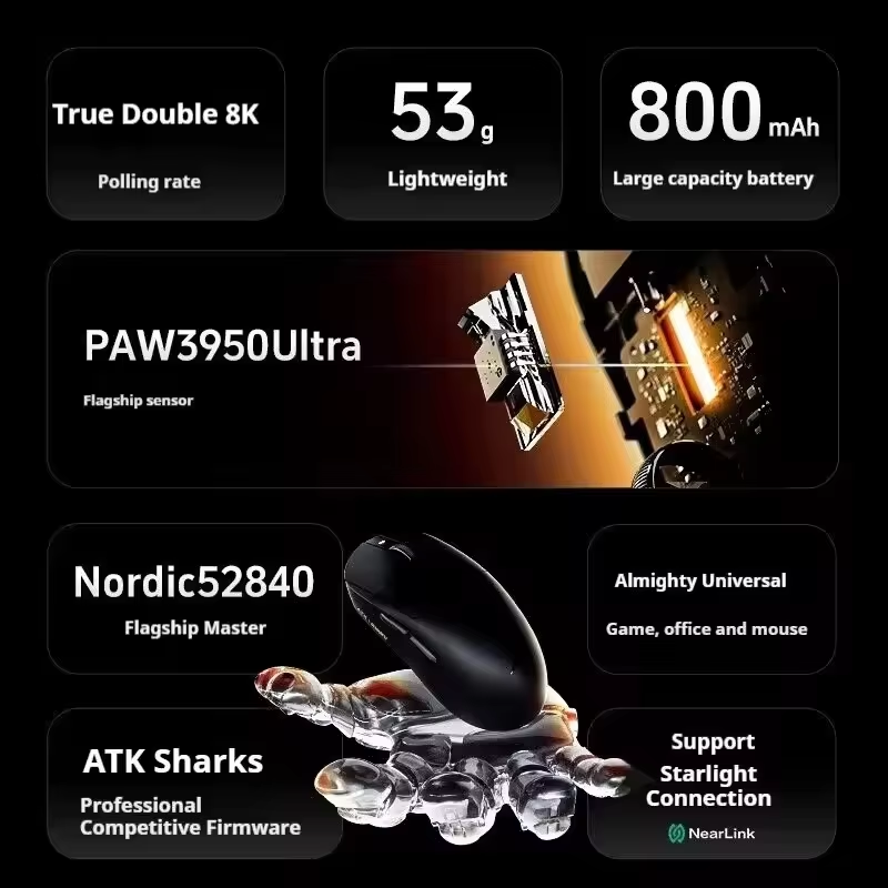 ATK A9 ワイヤレスゲーミングマウス NearLinkテ - Pc Gaming Gta 6 のレビューと価格