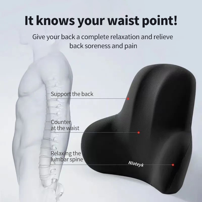メモリーフォーム腰椎サポートクッション 車、オフィス、ゲーミ - Gaming Chair Lumbar Pillow のレビューと価格