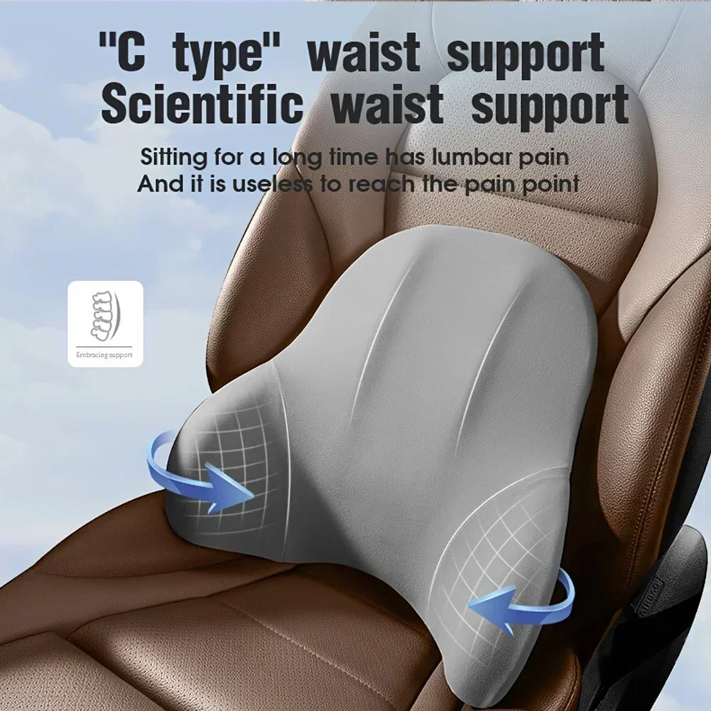 メモリーフォーム腰椎サポートクッション 車 オフィス ゲーミ - Gaming Chair Lumbar Pillow のレビューと価格
