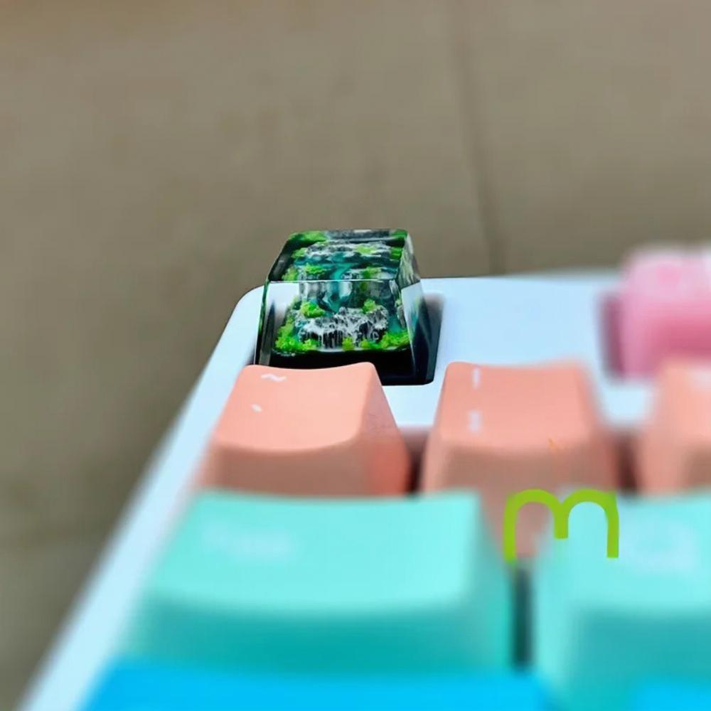 山と海キーキャップ職人技樹脂製豪華DIY PCゲーマーメカニ - Pc Gaming Aesthetic のレビューと価格