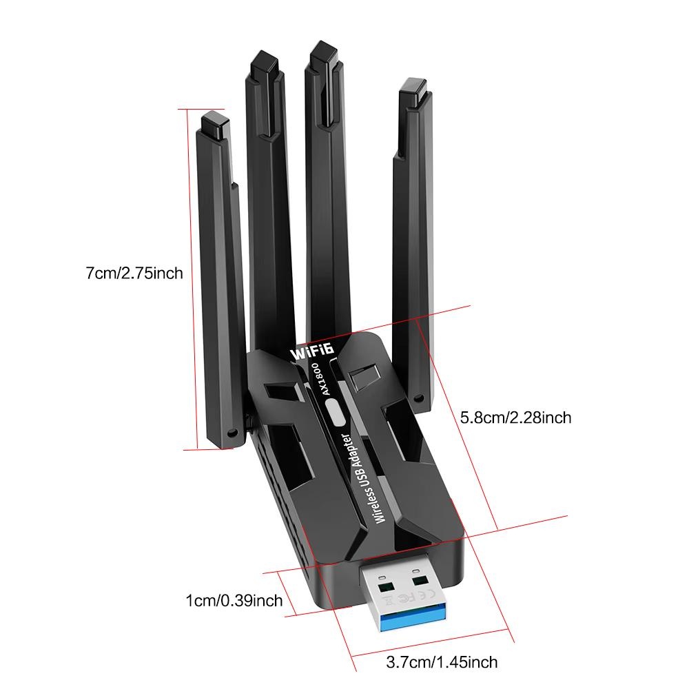 WiFi 6 USB 3.0アダプター 1800Mbps デ - Pc Gaming Gta 6 のレビューと価格