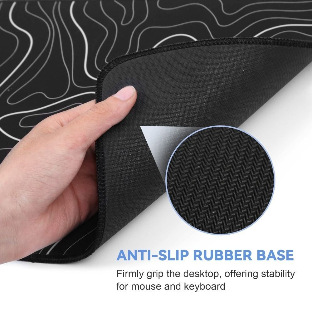 プロフェッショナルゲーミング用地形形状ゲーミングマウスパッド - Gaming Desk Mat のレビューと価格