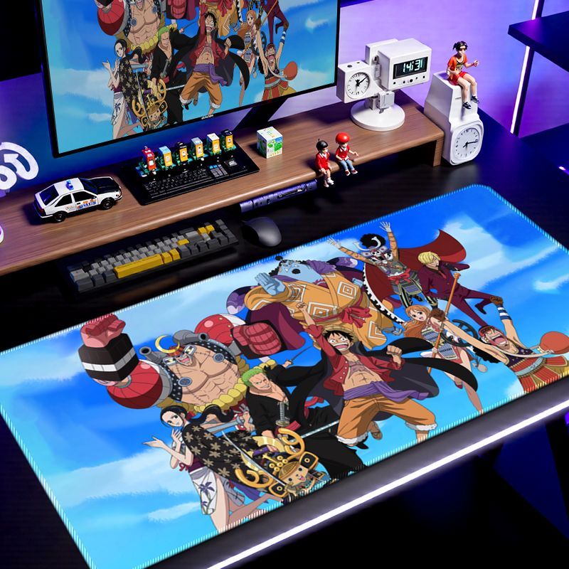 アニメワンピースルフィゾロナミ印刷マウスパッドゲーム Pc  - Pc Gaming Editing のレビューと価格