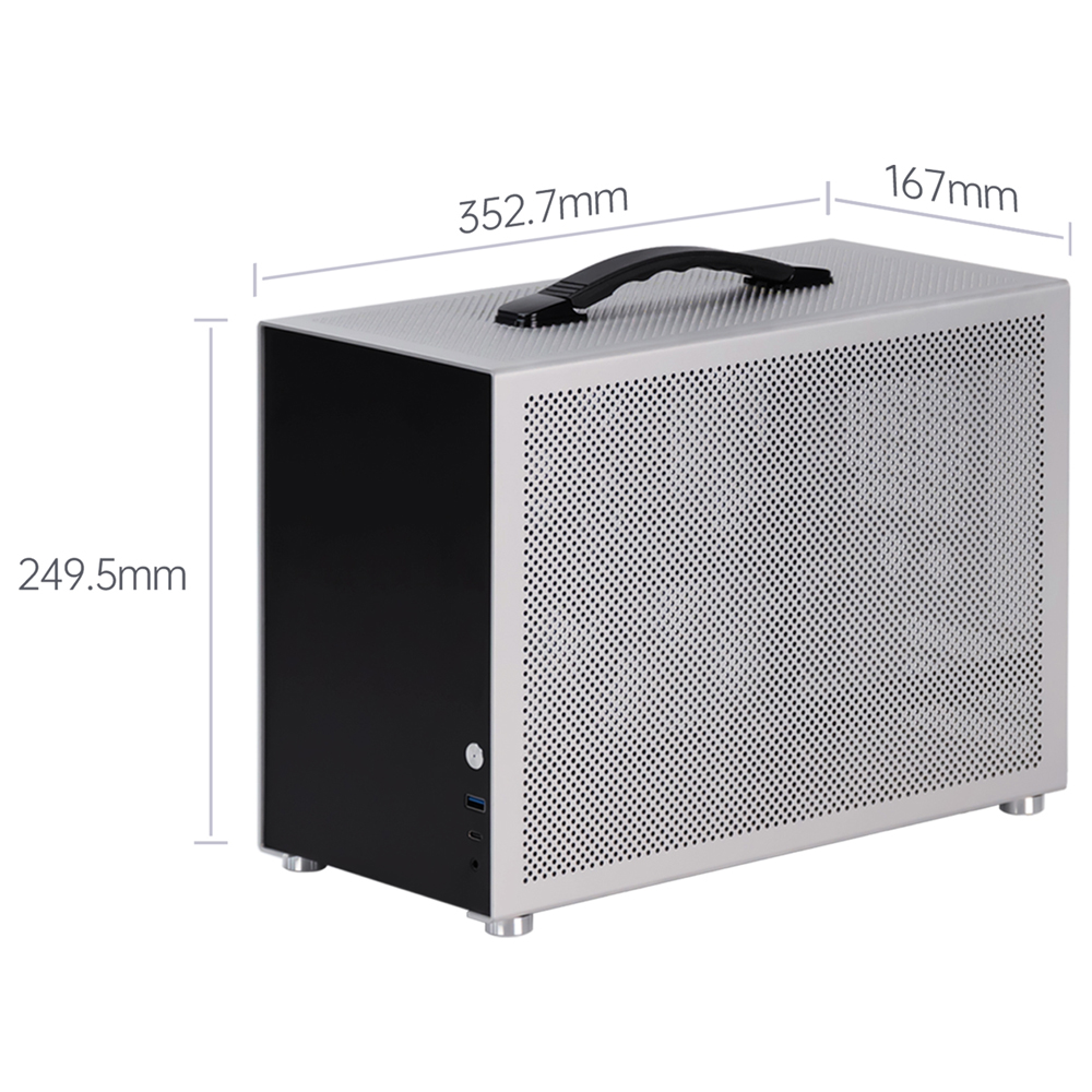 ZZAW D3 デスクトップ ミニITX PCケース フルア - Pc Gaming Liquid Cooling のレビューと価格