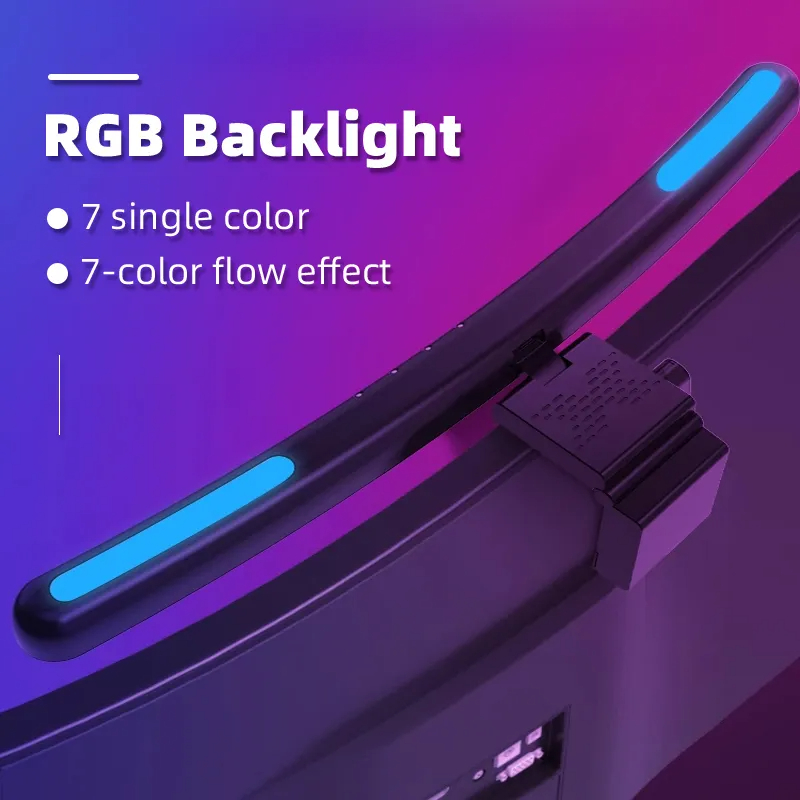 湾曲したLEDモニターライトバー,USB,RGB,PCスクリ - Pc Gaming Aesthetic のレビューと価格