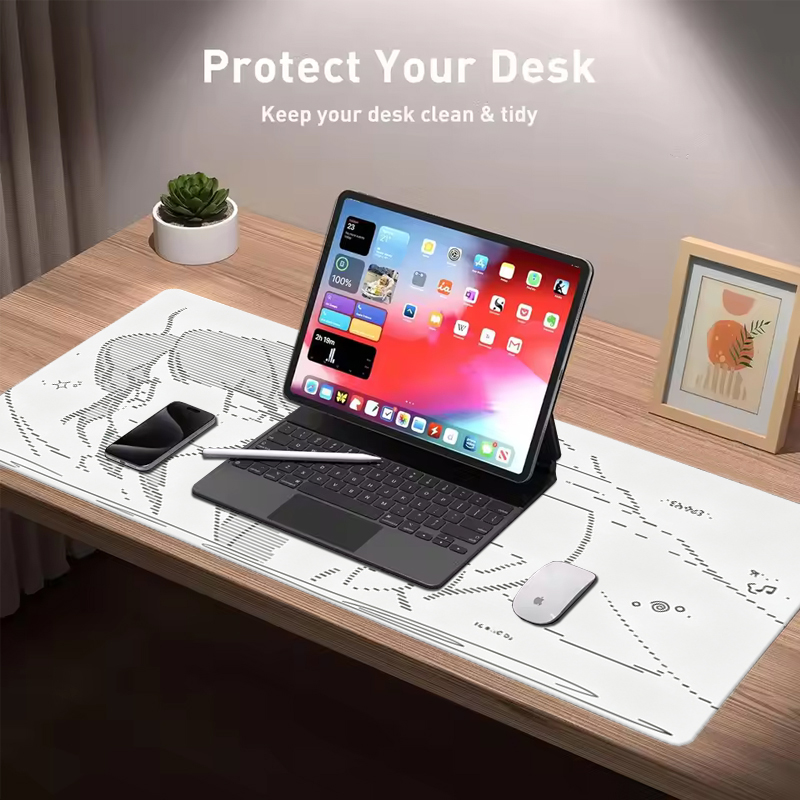 1 個革製マウスパッドアニメエンジェルガール Y2k かわい - Gaming Desk Mat のレビューと価格