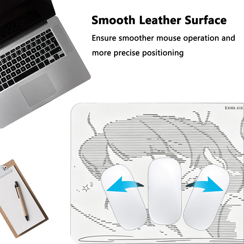 1 個革製マウスパッドアニメエンジェルガール Y2k かわい - Gaming Desk Mat のレビューと価格